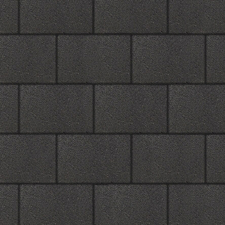 Тротуарная плитка ПРЯМОУГОЛЬНИК 300х200 мм - Стандарт Черный