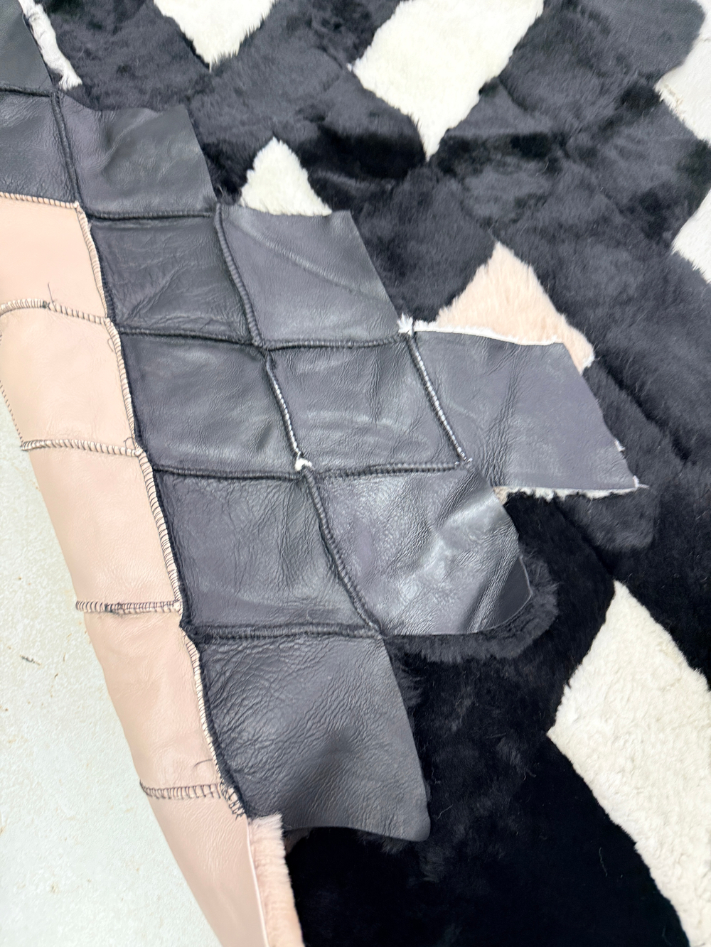 Меховой Коврик прикроватный накидка на кресло из овчины