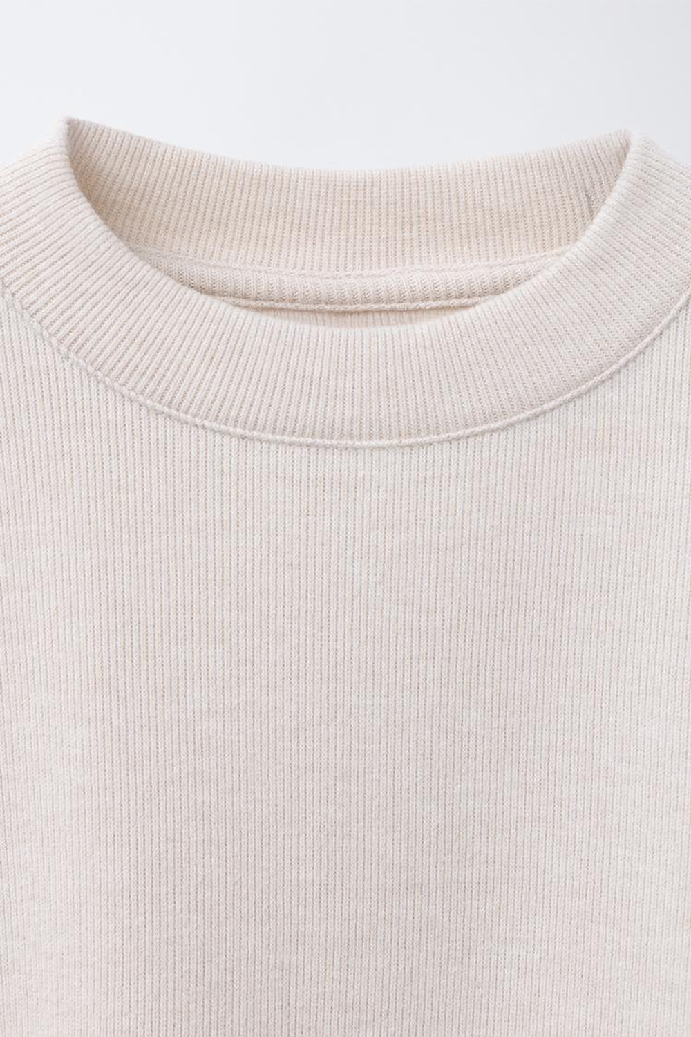 ZARA ЛОНГСЛИВ SOFT TOUCH, ЭКРЮ