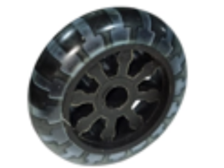 Колесо PLG-K 8565, d54, чёрный