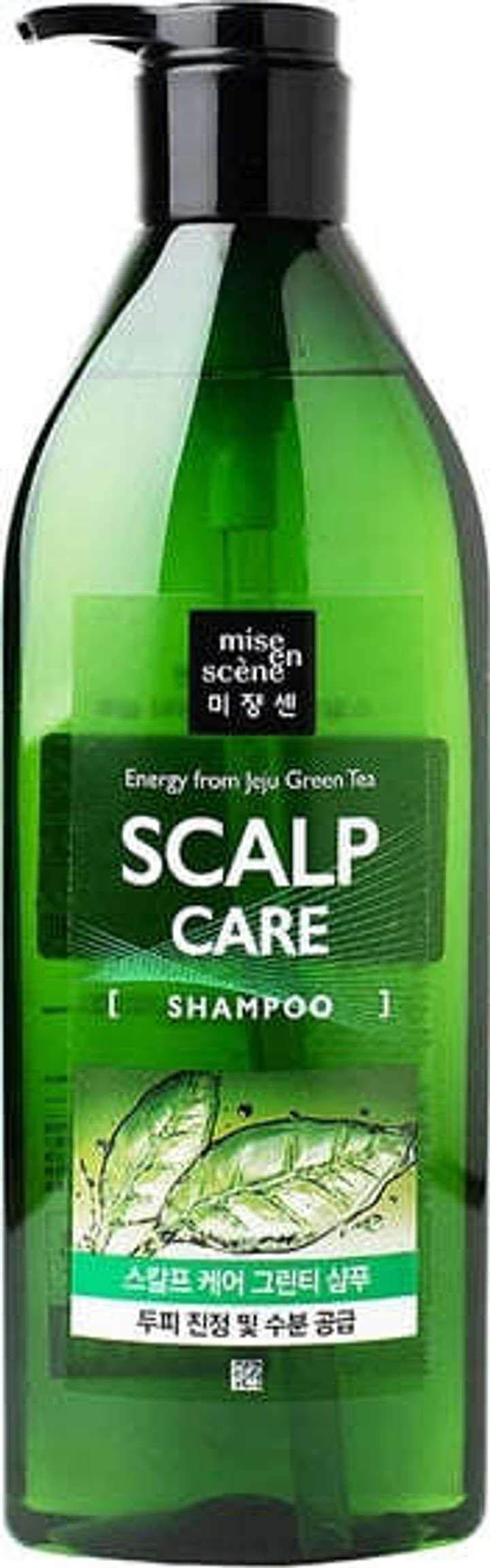 Шампунь Mise En Scene Scalp Care Energy from Jeju Green Tea освежающий с экстрактом зеленого чая Shampoo 680 мл
