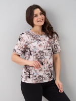 Футболка Фв-107/акварельгород-бежевый