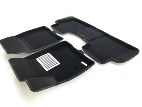 Коврики салона для CADILLAC XT5 (2016-) Euromat 3D Lux черные. Арт. EM3D-001307