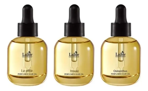 Lador Набор: Парфюмированное масло для волос - PERFUMED HAIR OIL TRIO SET ,3x30мл