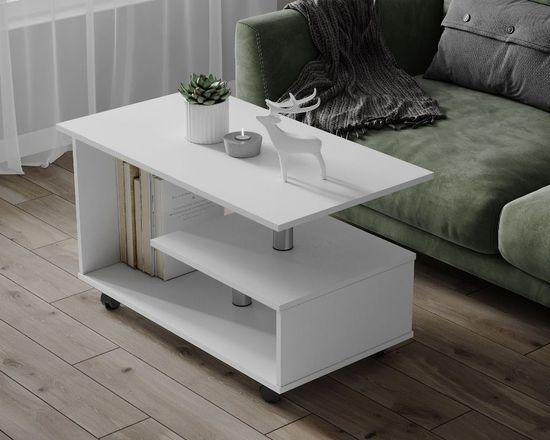 Стол журнальный КОНСУЛ-5 белый