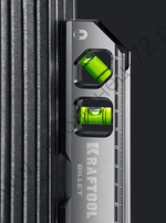 KRAFTOOL BILLET, 8 в 1, 20 см, точность 0.3 мм/м, 4 глазка, брусковый магнитный уровень (34790)