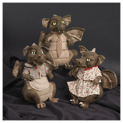 Валяная игрушка «Дракон Тамара Петровна»