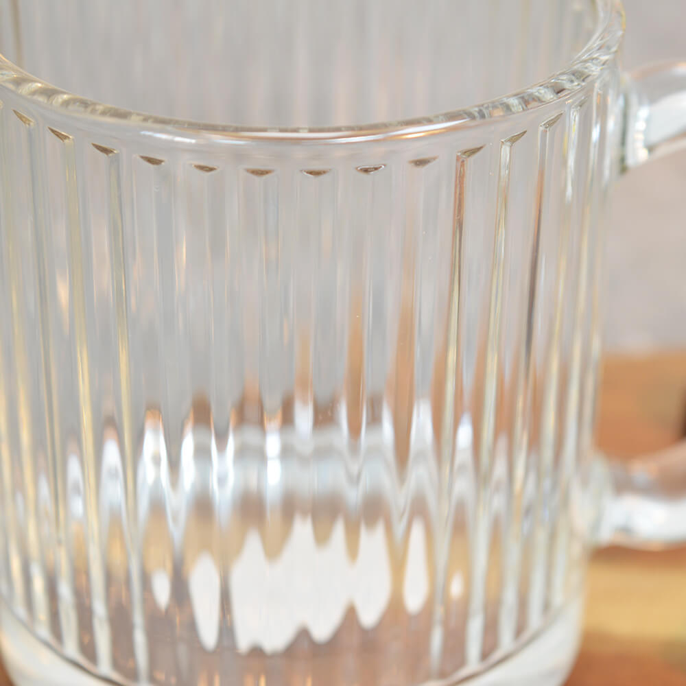 Кружка "Вертикаль" 320мл чайная, прозрачная