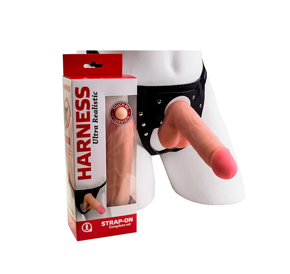 Страпон на креплении с поясом Harness 16 см