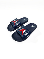 Тапочки Jordan #6085 (син.)