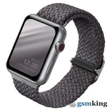 Uniq ASPEN Weavex Strap for Apple Watch 42|44|45mm Gray