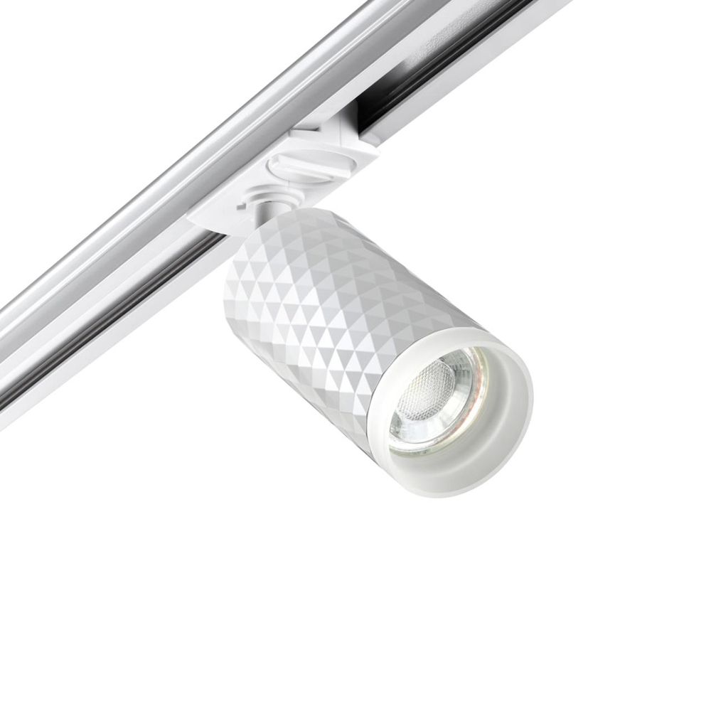 370848 PORT NT22 094 белый Светильник трековый однофазный двухжильный IP20 GU10 9W 220V BRILL