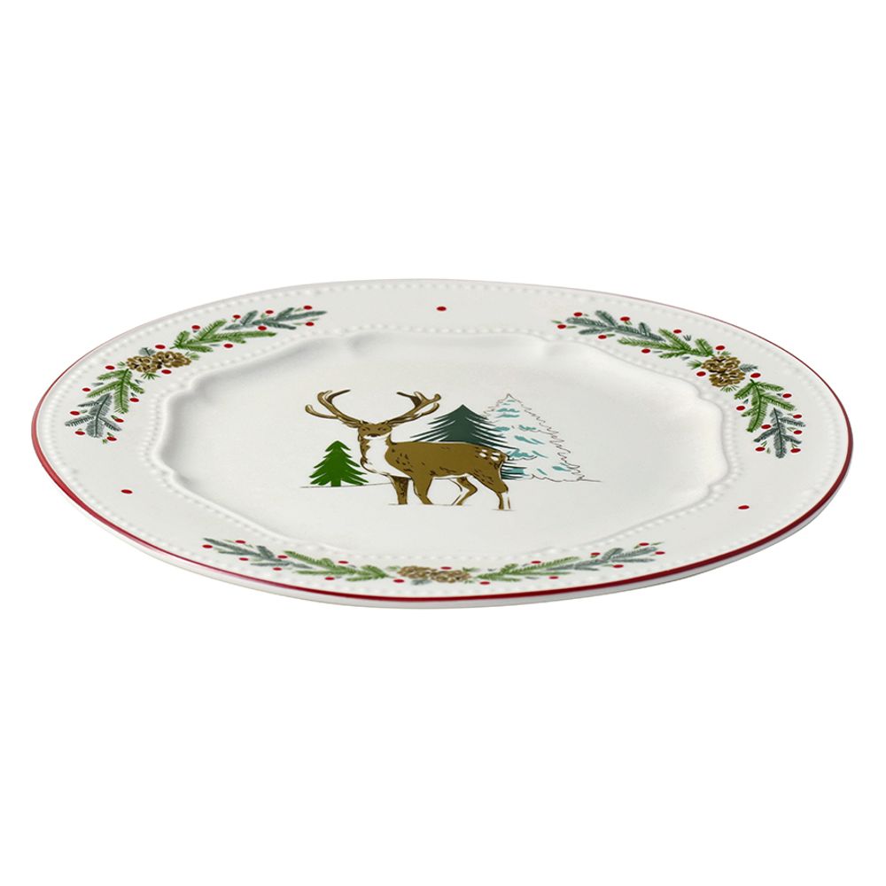 Набор из четырех тарелок Nordic winter из коллекции New Year Essential, Ø23 см