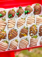 Клубника в шоколаде «Новогодний», 16-25 ягод