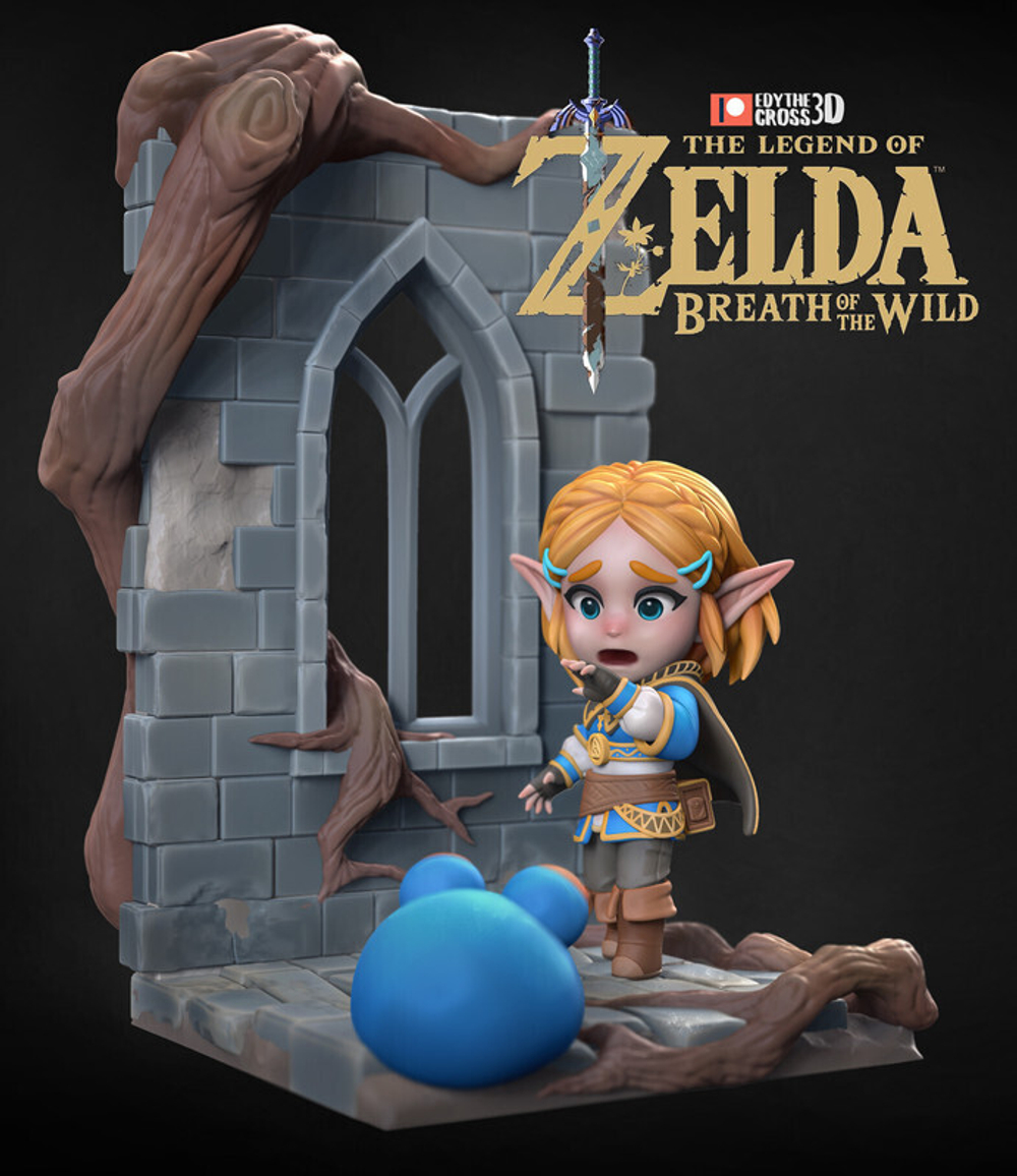 Zelda Зельда Chibi Funko POP Breath of the Wild Коллекционная Фигурка Аниме