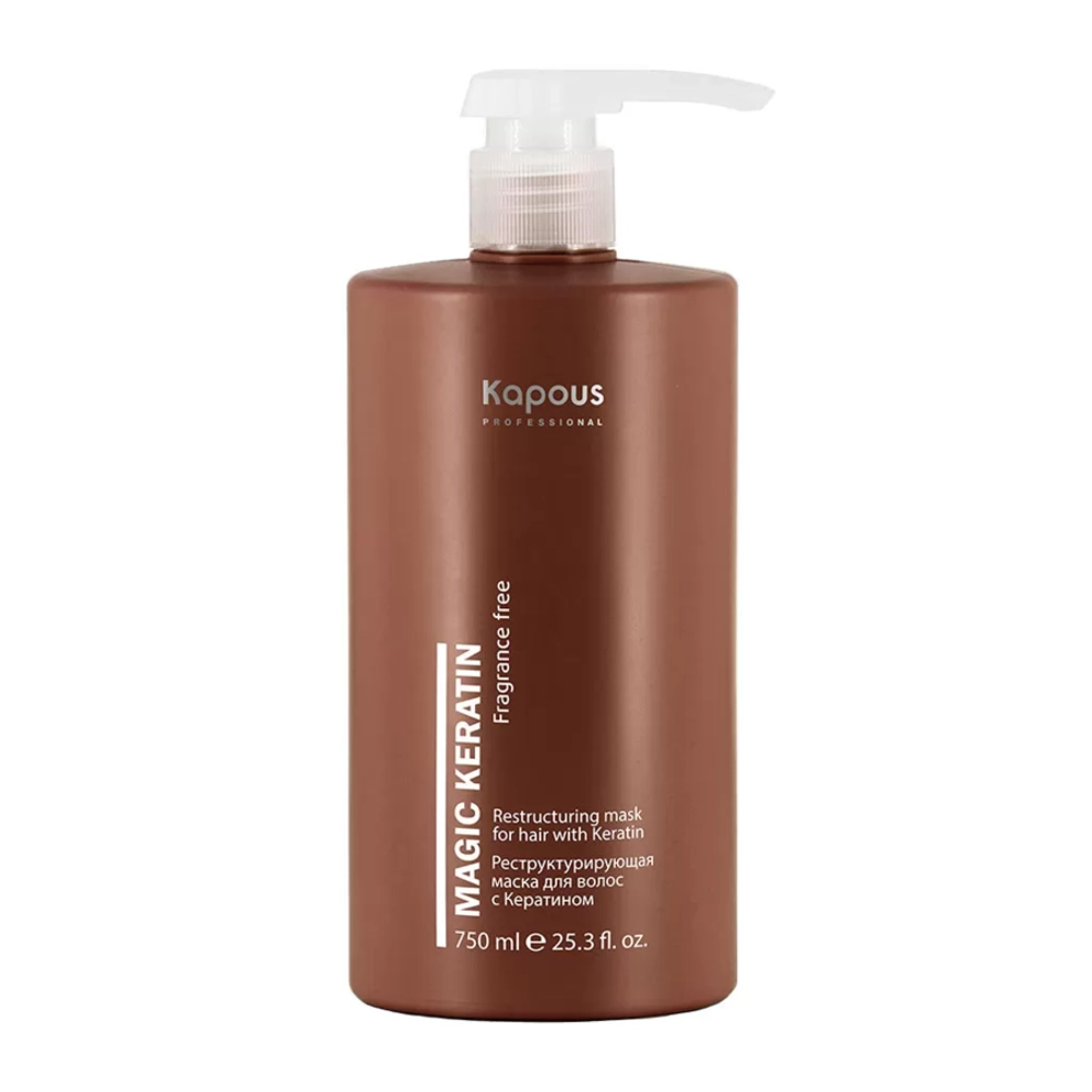 Маска для волос с кератином реструктурирующая / Magic Keratin 750 мл