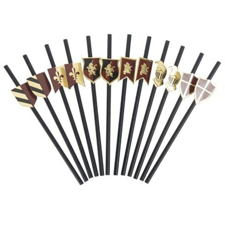 Трубочки "Рыцари" 12 шт.