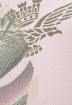 Футболка жен. AERONAUTICA 1880 розовый с хаки лого