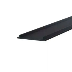 Трековая система освещения для натяжных потолков MAGNETIC S20 48V Чёрный шинопровод алюминиевый четырех-контактный низковольтный 4TRA 57x55x1500mm IP20 1.5 м. торцевые заглушки в комплекте