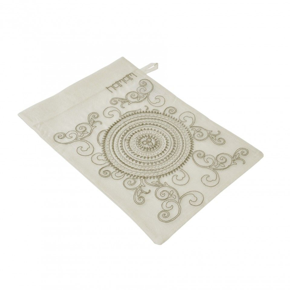 Рукавичка для душа женская 16x24 Hamam Sultan слоновая кость-бежевый Турция