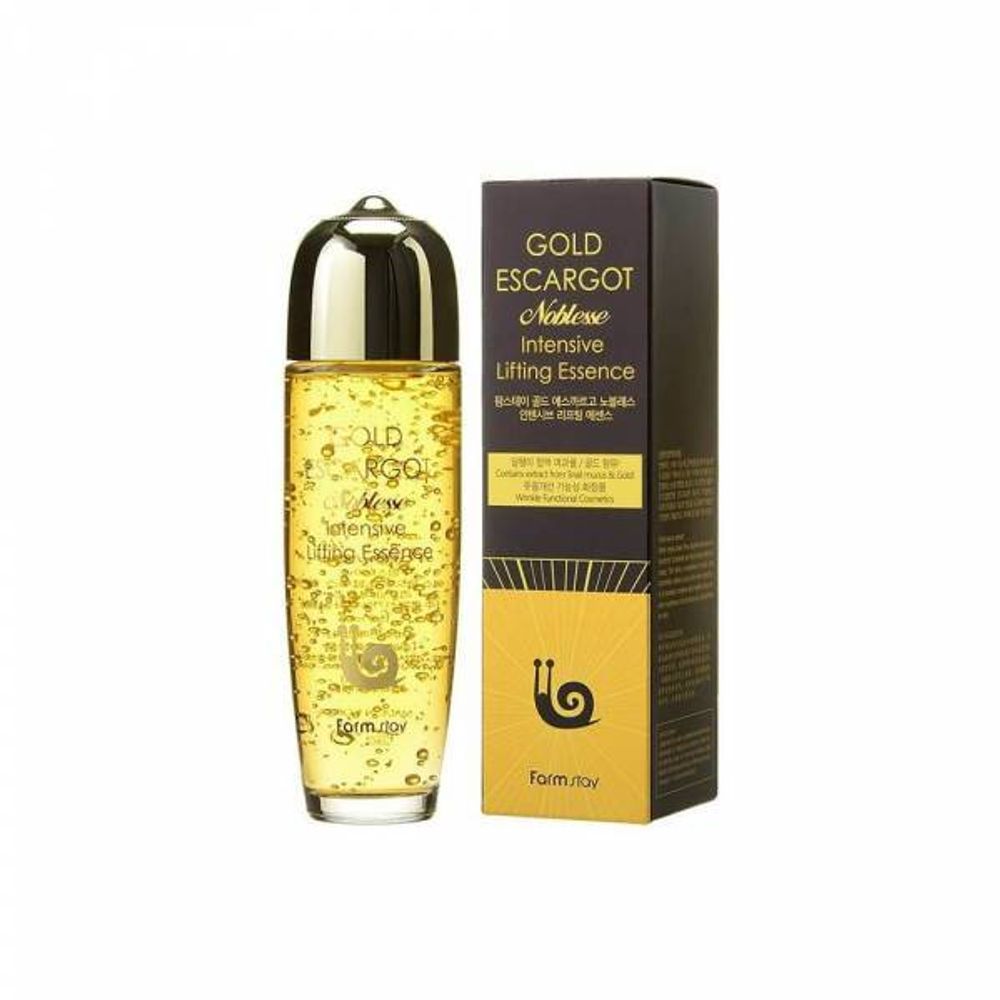 Farm Stay Gold Escargot Noblesse Intensive Lifting Essence эссенция против морщин с экстрактом королевской улитки