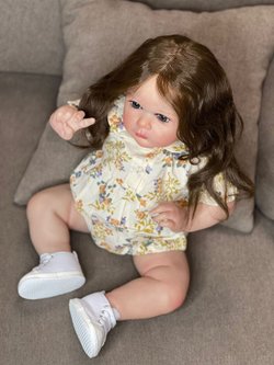 Кукла Реборн мягконабивная 60см в пакете (FA-343)