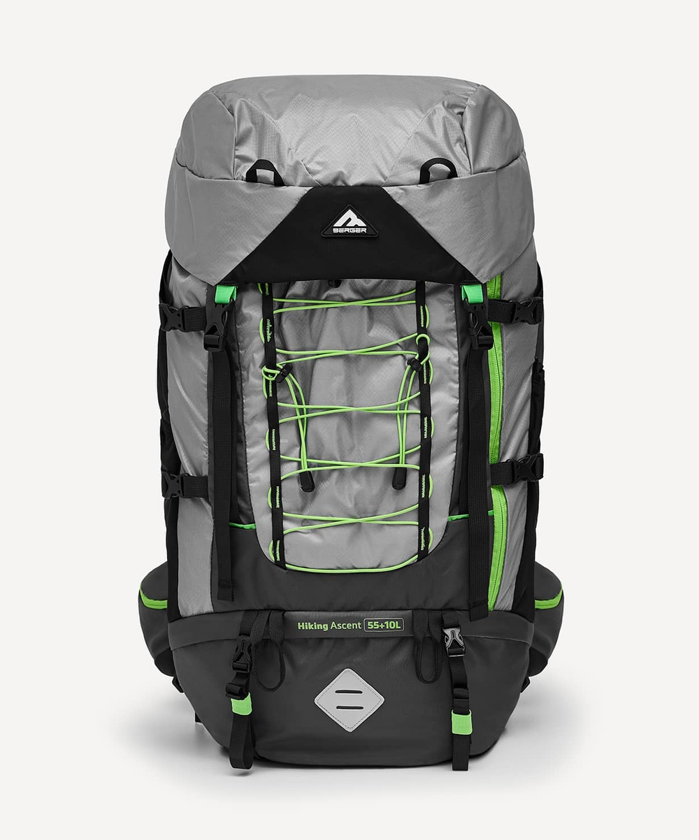 Рюкзак Hiking Ascent, серый, 55+10 л