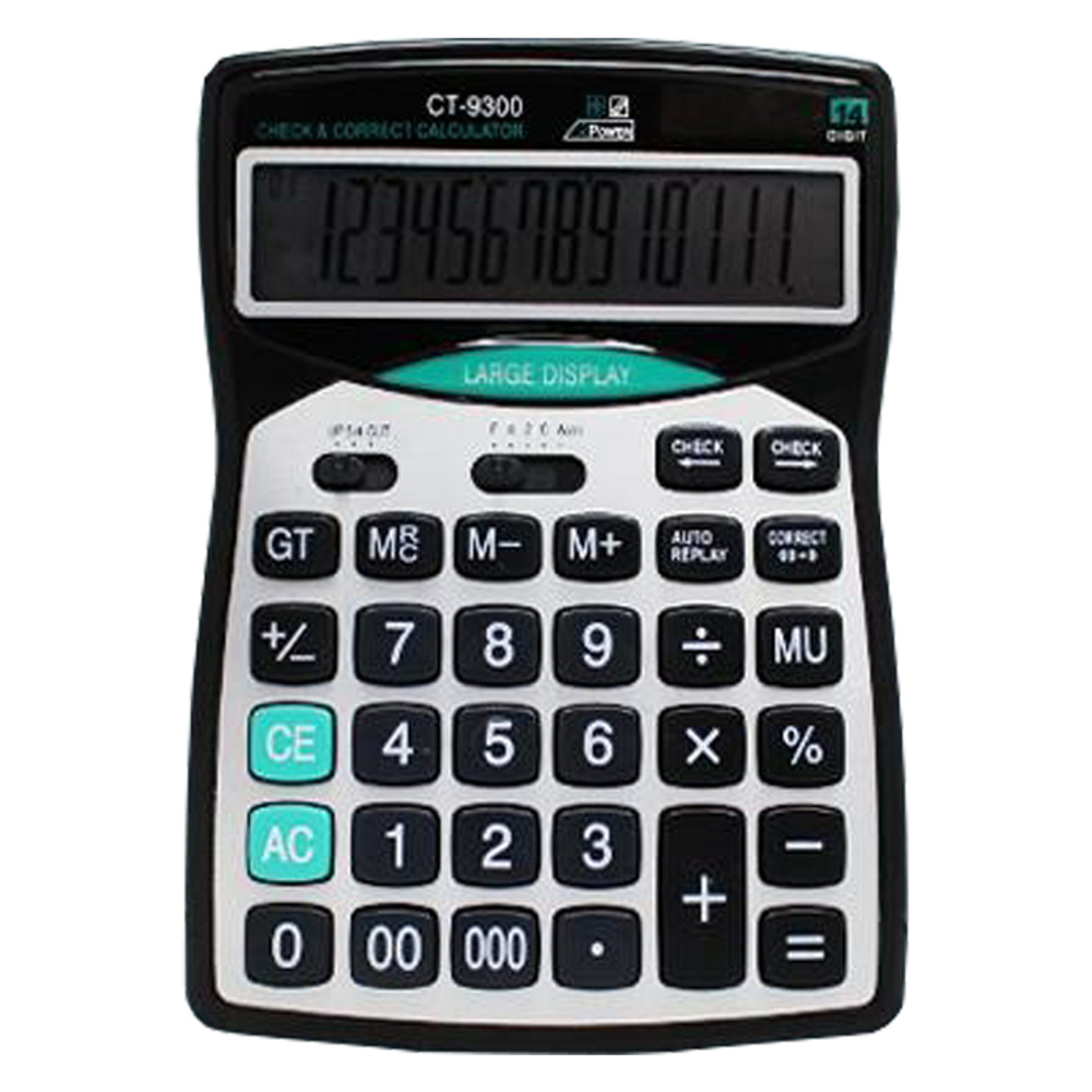 Калькулятор настольный Basir 14 Bit, LCD, 19.3*15.6*4.5 см, чёрный