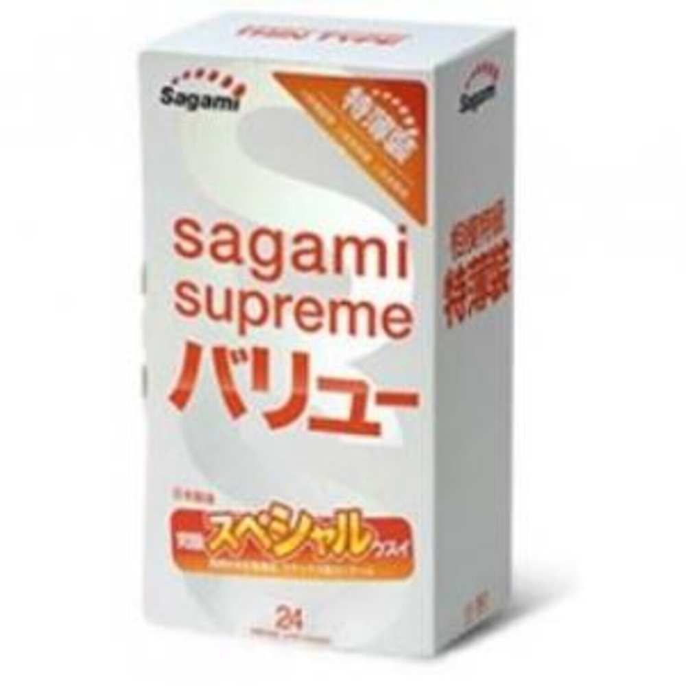 SAGAMI Xtreme 24шт. Презервативы ультратонкие, латекс 0,04 мм