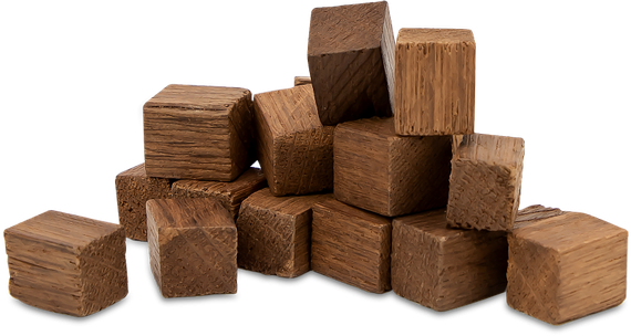 GUSTO Дубовые кубики средней обжарки (100 гр)