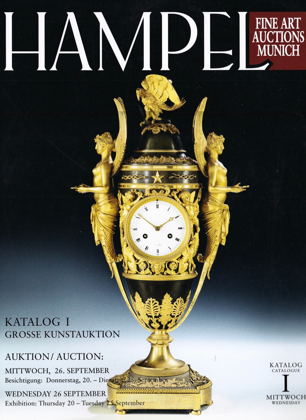 Каталог аукциона Hampel, Мюнхен, Антиквариат от 26 сентября 2018 года