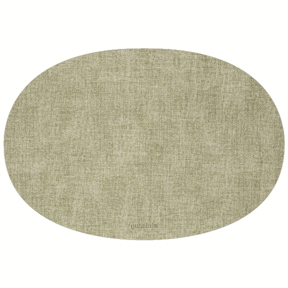 Салфетка подстановочная овальная двухсторонняя fabric, мятная