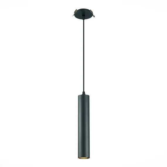 ST151.408.01 Встраиваемый подвесной светильник Черный GU10 1*50W  IP20 D54xH290 220V Без ламп Подвесные светильники