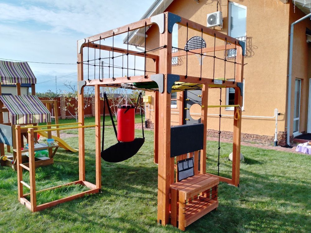 Детская площадка Савушка КУБ-1 (махагон)