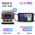 Teyes CC4 Pro 10,2" для Toyota RAV4 2012-2018