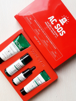 Набор по уходу за проблемной кожей с AHA-BHA-PHA кислотами Some By Mi AHA BHA PHA 30 Days Miracle Ac Sos Kit (Toner 30ml, Serum 10ml, Cream 20g, Foam 30ml).