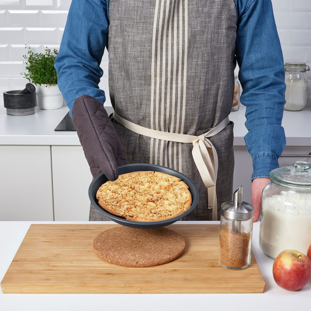 Форма для выпечки IKEA INBAKAD (ИНБАКАД), Темно-серый, 22 см