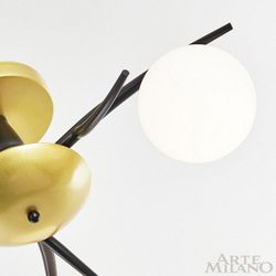 Потолочная люстра Arte Milano Neapolis-73408 273408/3 BK/GD