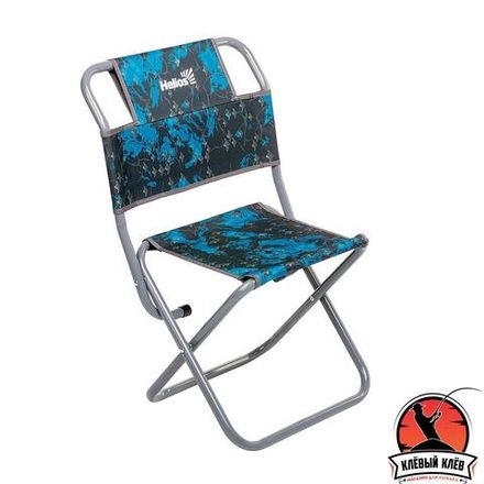 Стул туристический со спинкой Shark СР-400.22с труба ф22 (T-TC-400.22s-S) Helios (0)