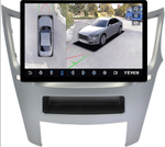 Магнитола для Subaru Legacy 5, Outback 4 2009-2014 (правый руль) - Teyes CC3-2K-360 монитор 13" 2K QLED на Android 10, 6+128Гб, CarPlay, 4G SIM-слот, 4 камеры в комплекте