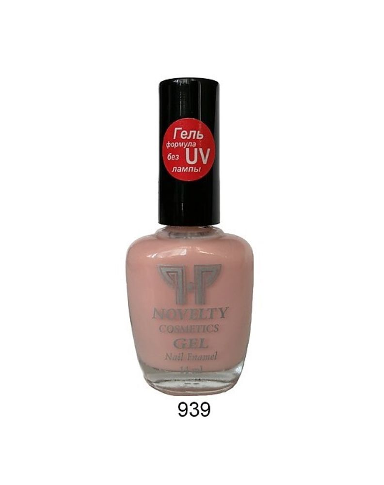 Novelty Cosmetics Лак для ногтей Gel Formula, тон №939, 14 мл