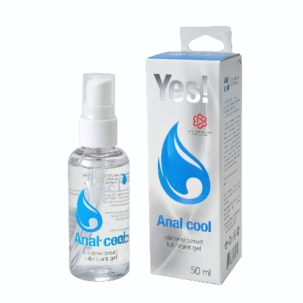 Охлаждающая силиконовая гель-смазка Yes Anal cool - 50 мл.