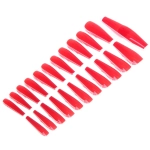 Ногти накладные на клеевых пластинах 24шт «ТЫПРЕКРАСНА!», цвет красная роза, длина 3см, 19*8.5см