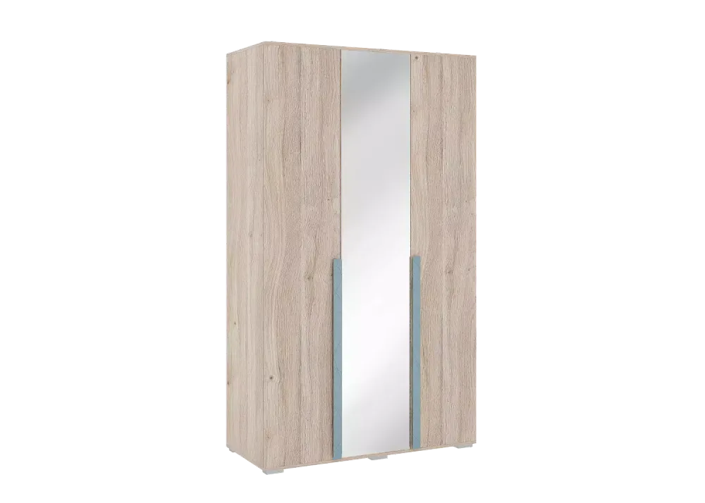 Шкаф трехдверный с зеркалом"Лайк"