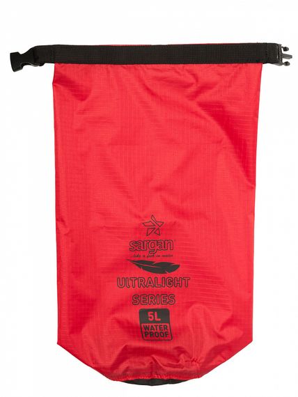 Гермо-мешок ультралегкий Sargan Легко-5 Taffeta-Ripstop 5 л красный