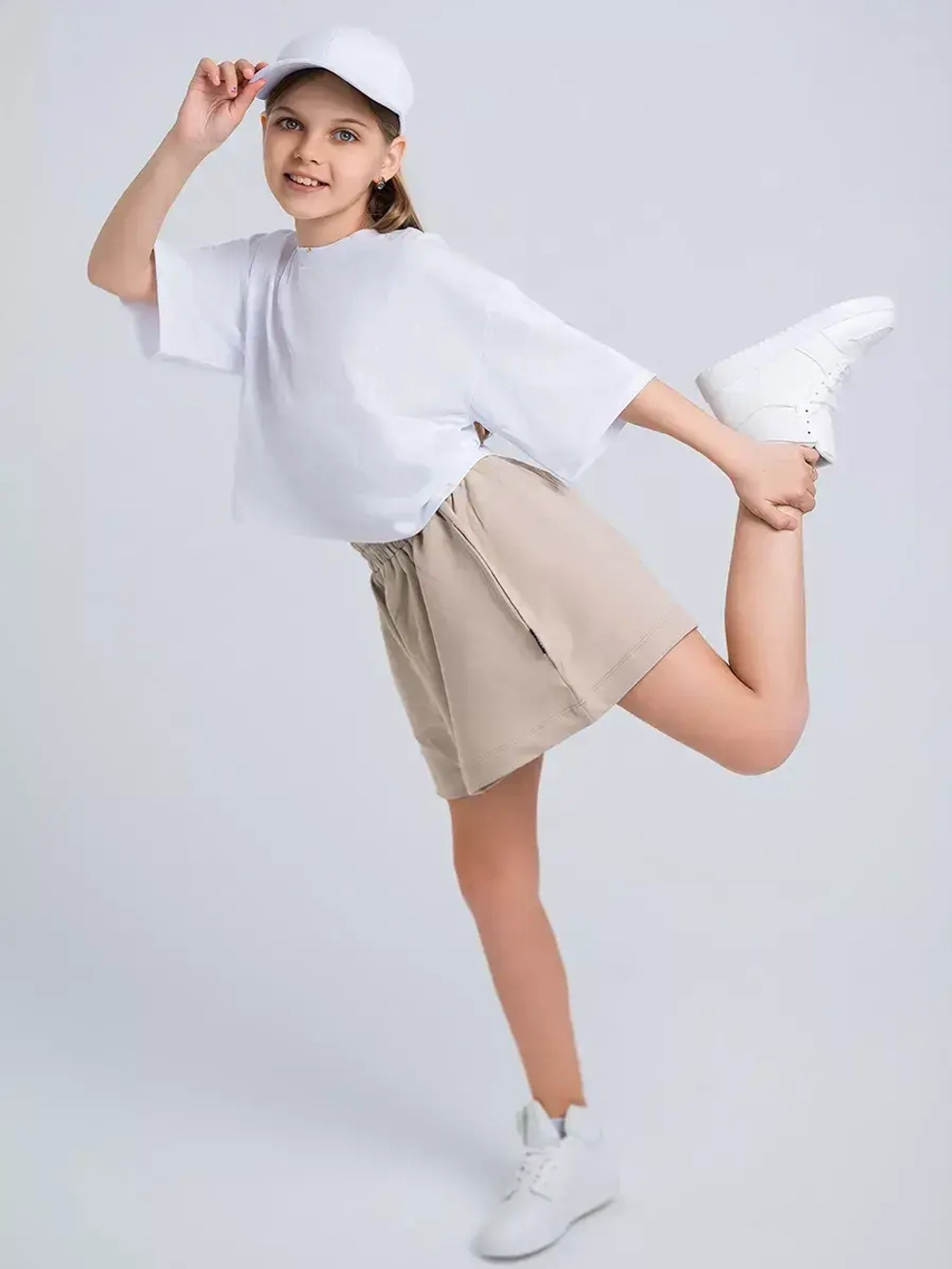 Шорты юбка для девочки, плотные