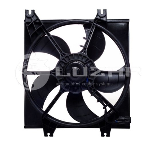 Вентилятор охл. радиат. в сб. Hyundai Accent с диф. (5-ти лоп.) (LUZAR)