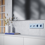 Накладка для розетки TV+RJ45 кат. 6, S70 (деним)