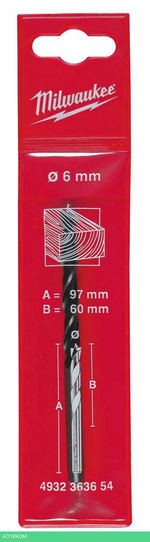 Сверло Milwaukee 6х97мм (4932363654)