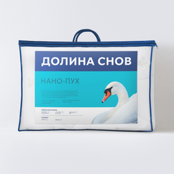 Одеяло всесезонное "Нано-пух" 300гр/м2 Евро